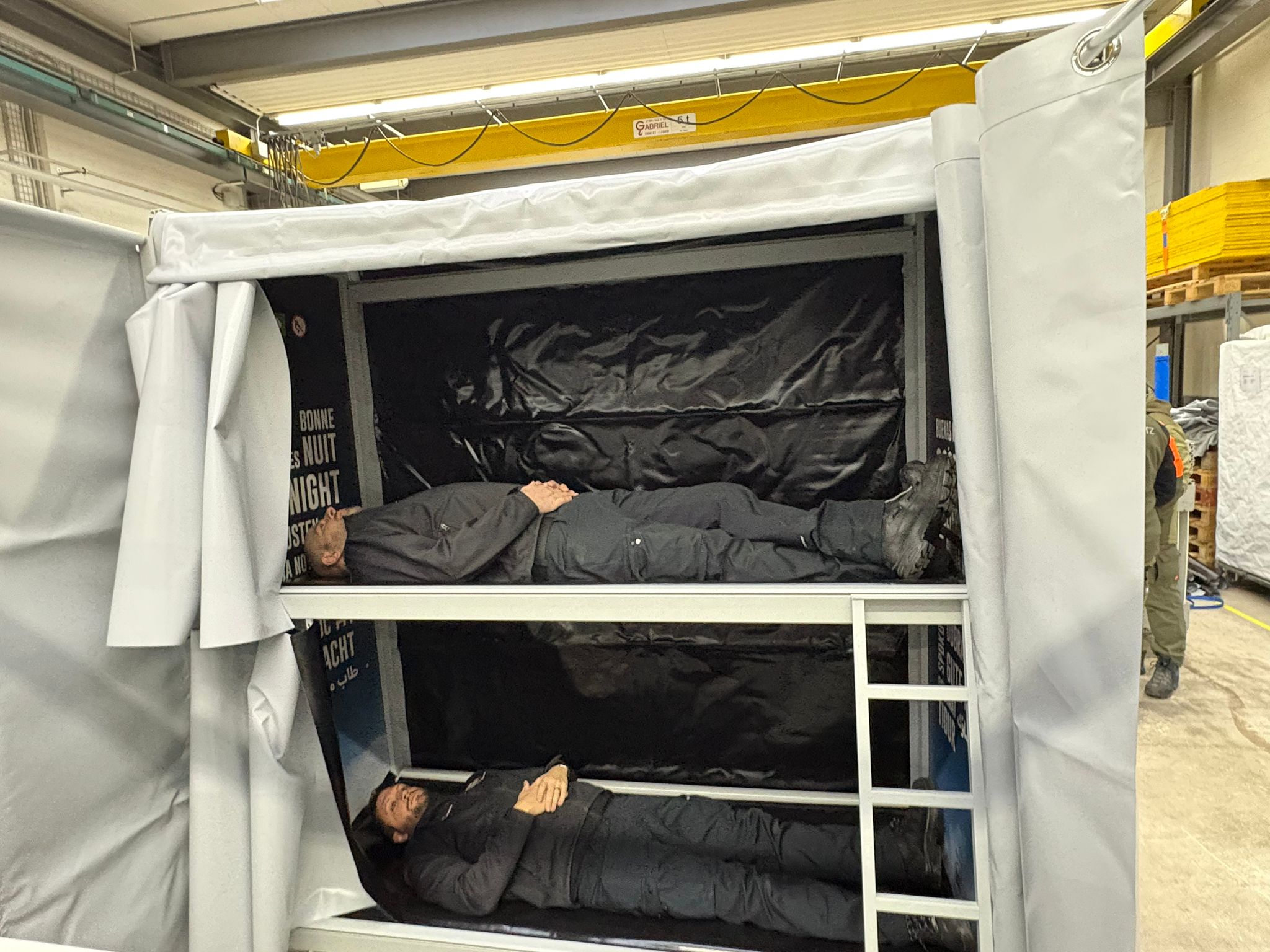We delivered our beds to Amt für Bevölkerungsschutz und Armee Thurgau in Switzerland.