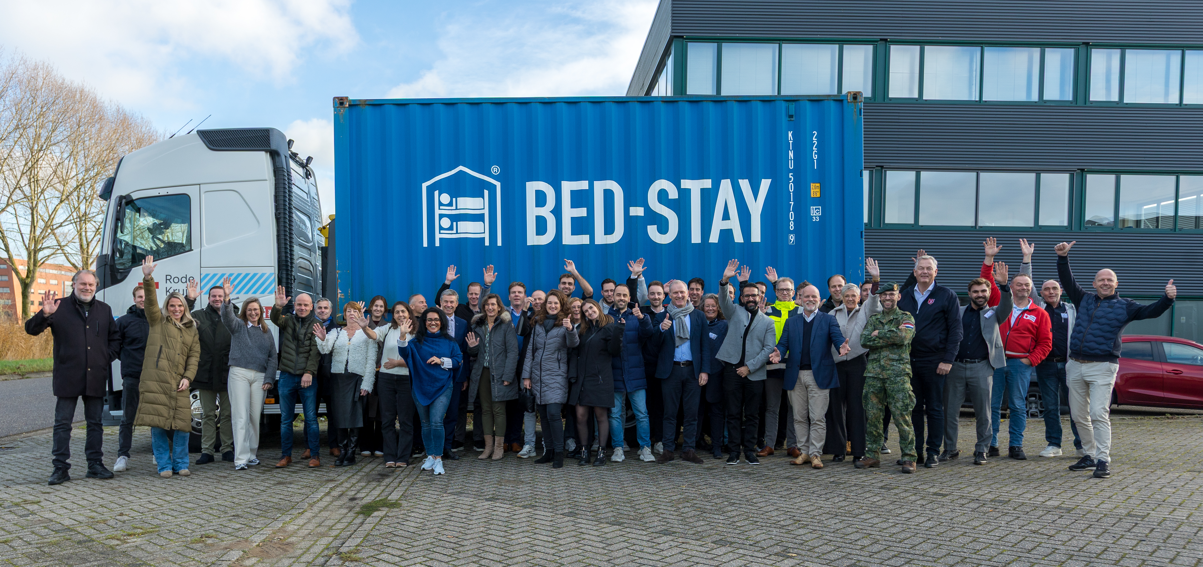 Group picture resilience event with the Red Cross, crisis managers, Defence and partners